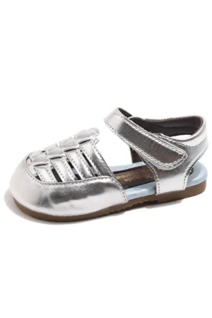 silver sandals