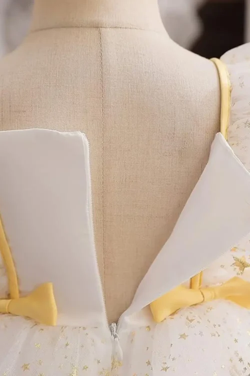 white prom dress