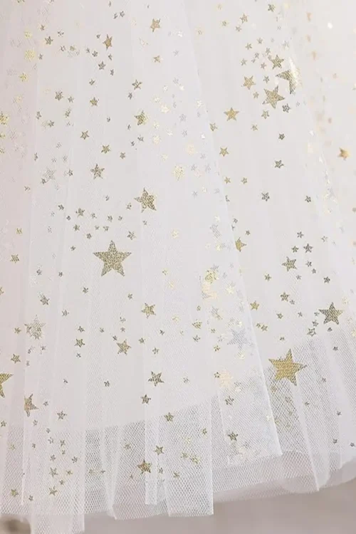 white prom dress