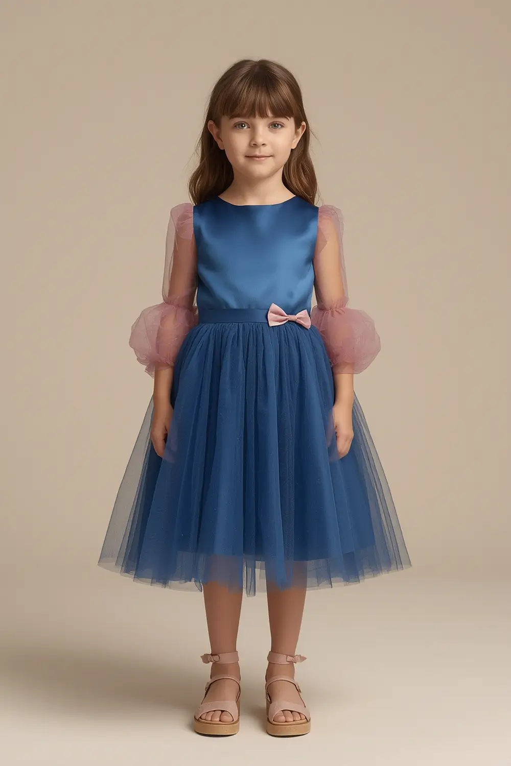blue-satin-dress