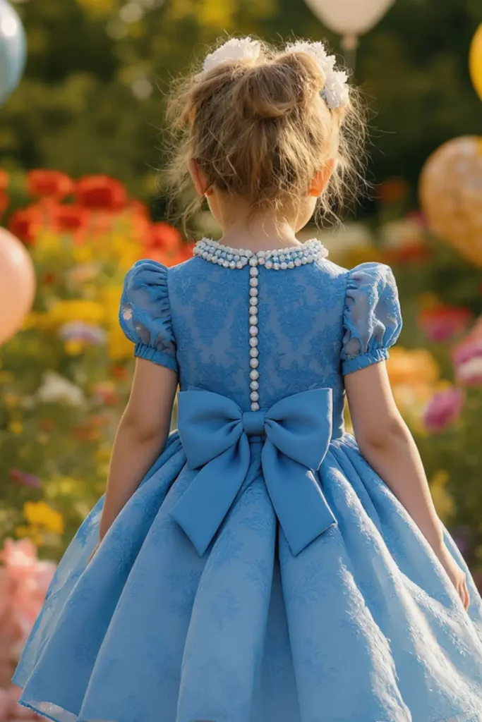 Blue Dresses For Kids