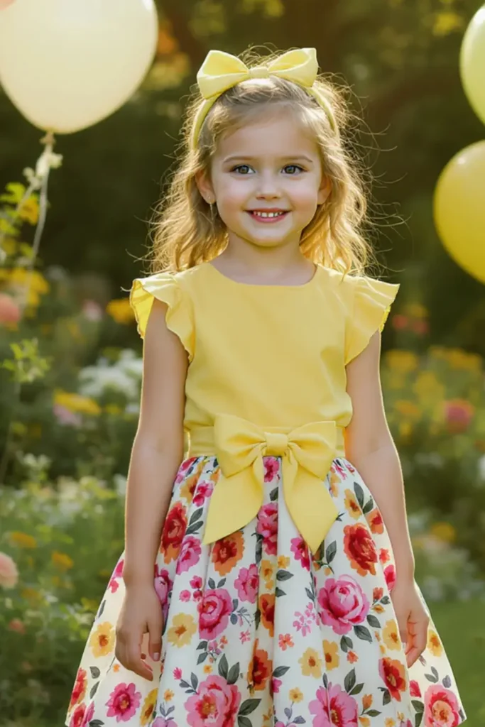 Floral-Dress-For-Kids