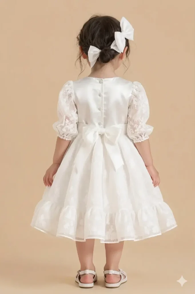 Girls White Dress