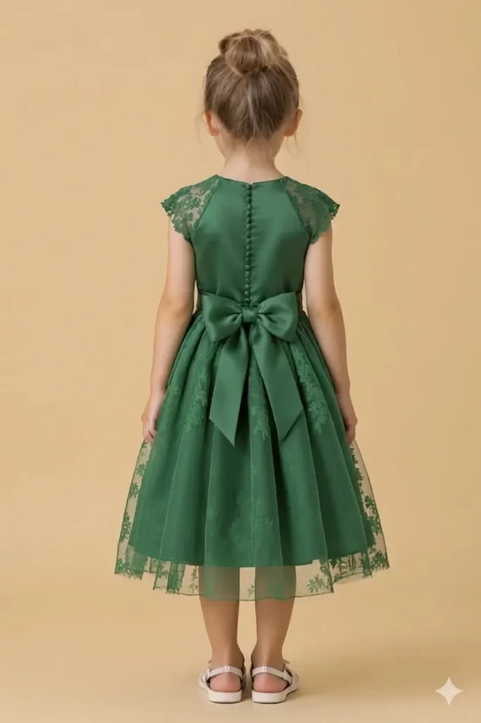 Green Dresses For Kids