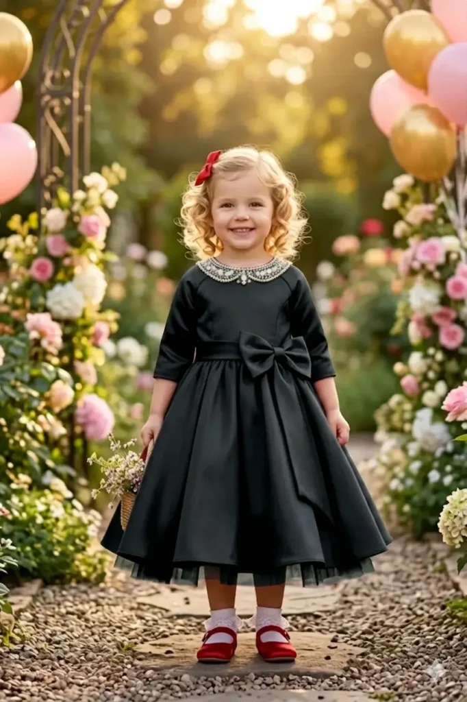 Toddler Black Dress