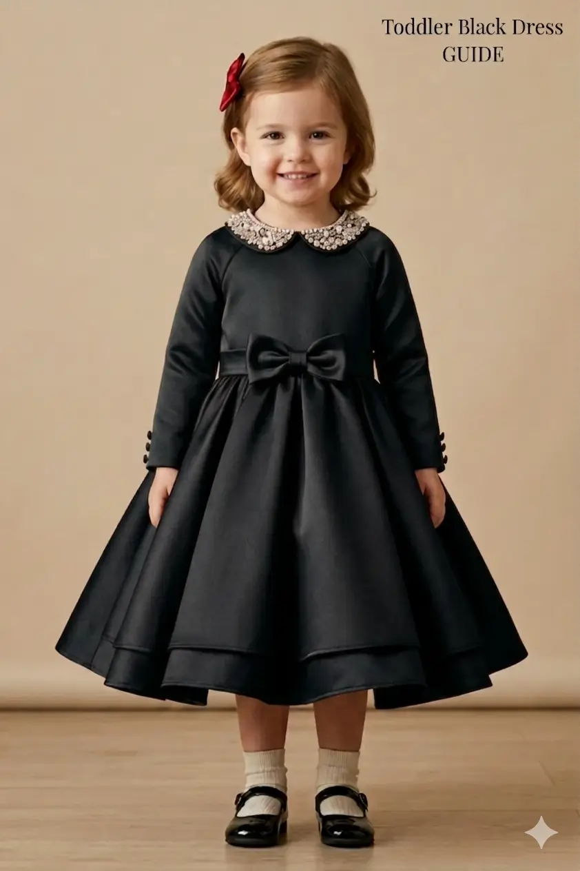 Toddler Black Dress