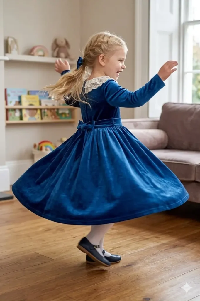 Velvet Toddler Dress