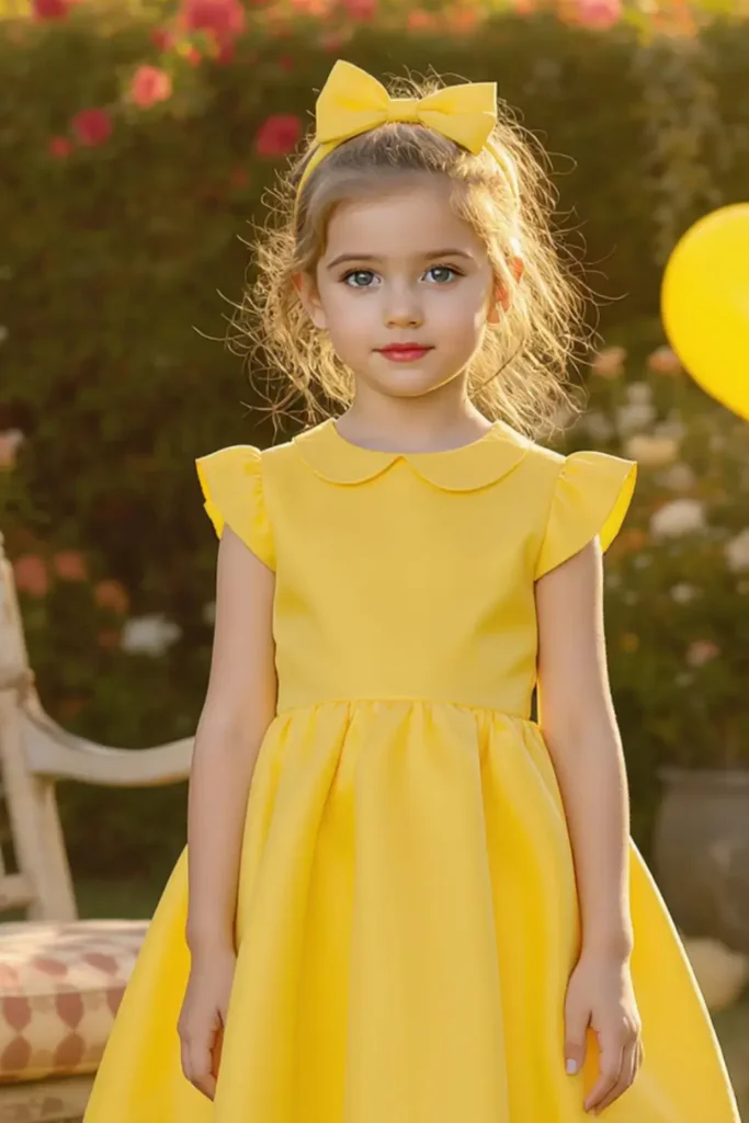 Yellow Dress For Kids