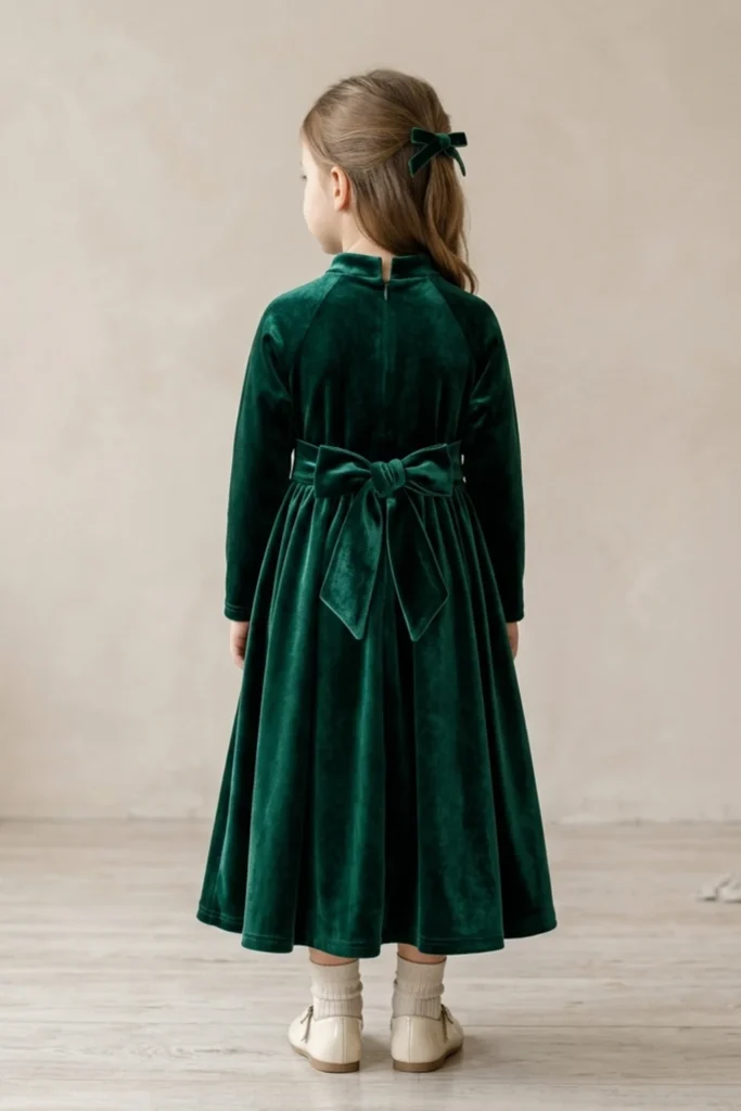 Velvet Toddler Dress