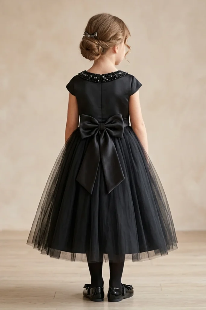 Girls Black Dress