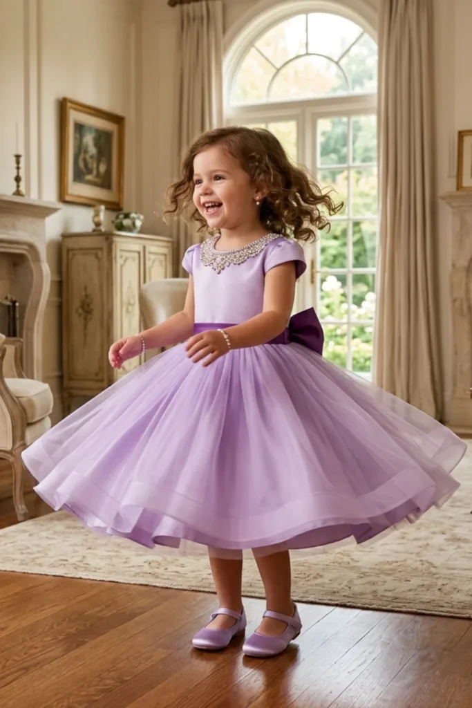 Purple Toddler Dress