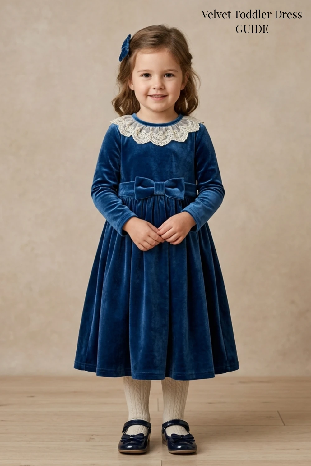 Velvet Toddler Dress