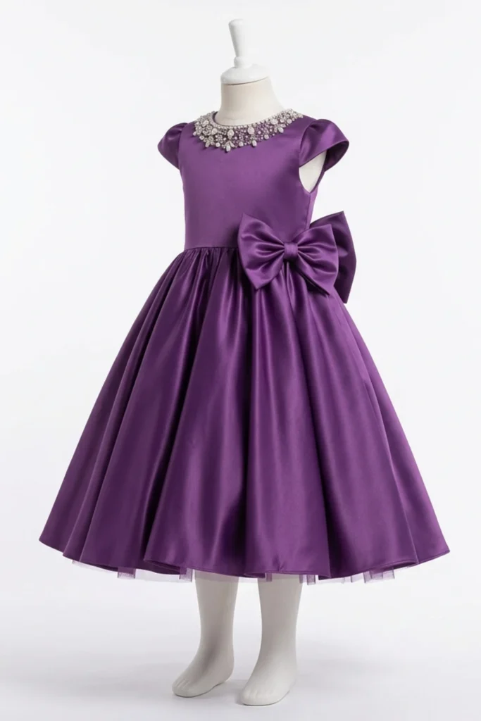 Purple Dresses For Kids