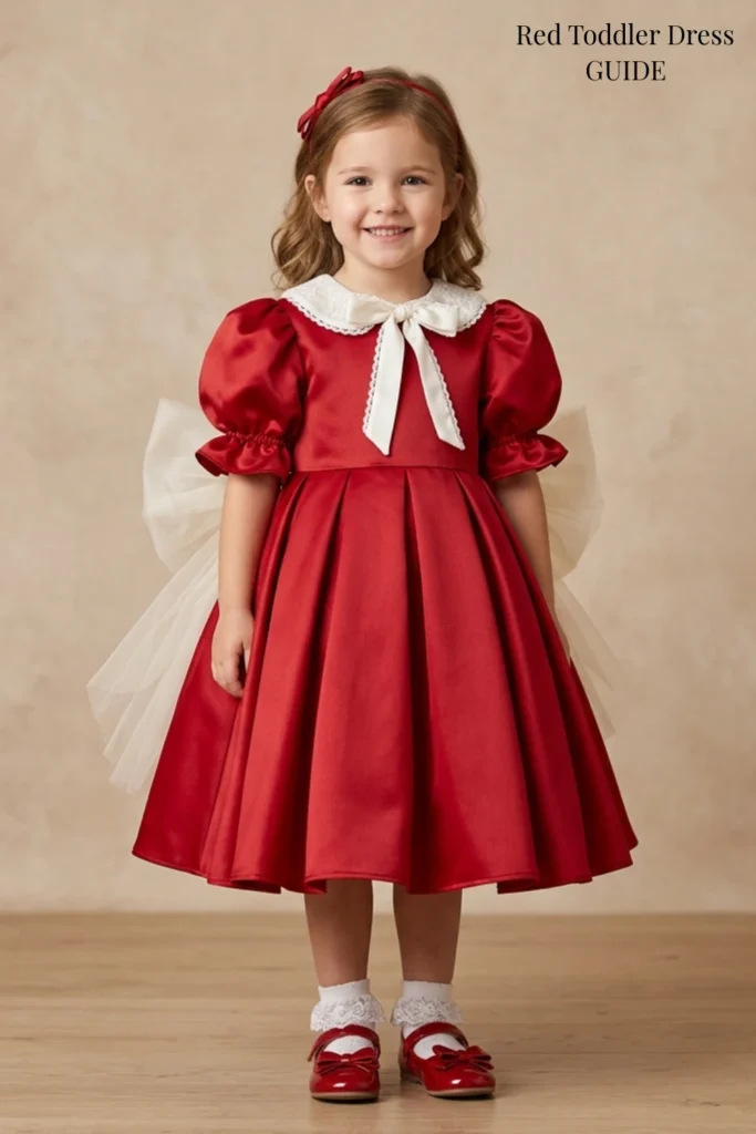Red Toddler Dress