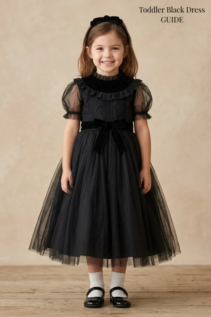 Toddler Black Dress