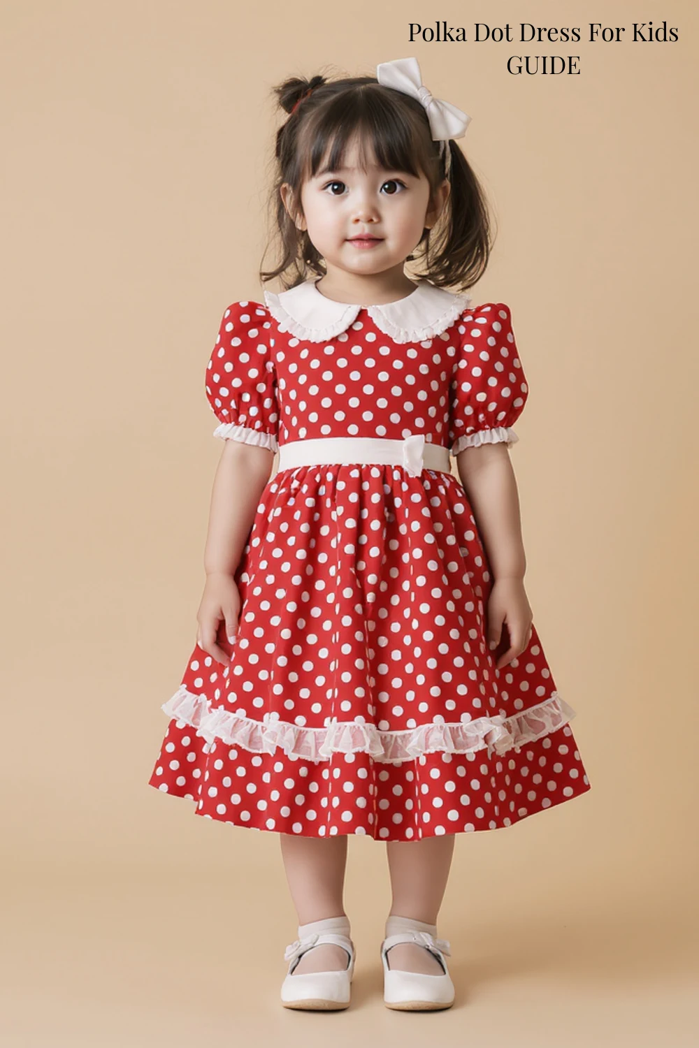 Polka Dot Dress For Kids
