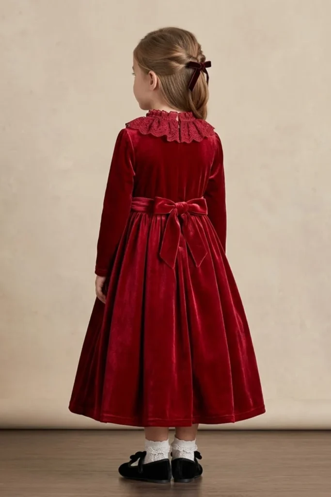 Velvet Dress For Kids