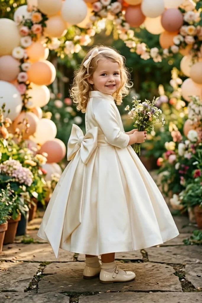White Toddler Dress