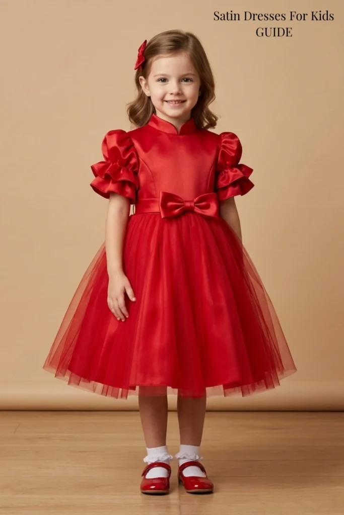 Satin Dresses For Kids