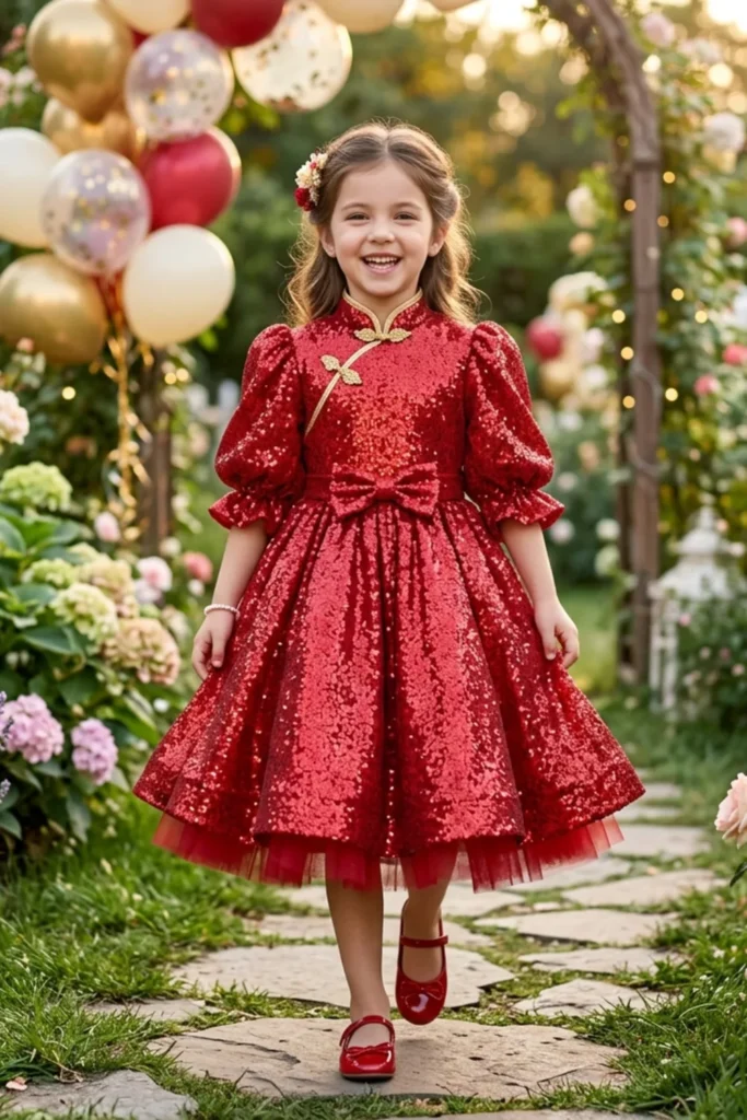 Kids Red Dress