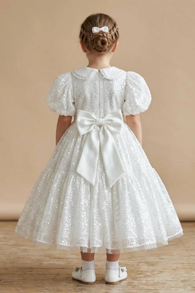 Girls White Dress