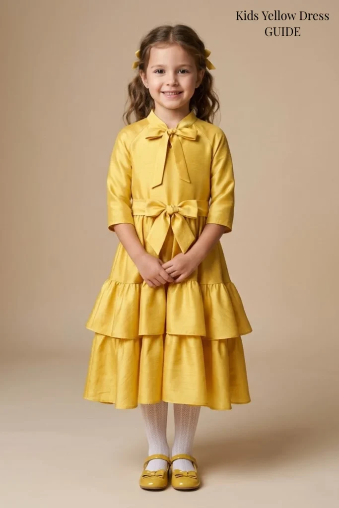 Kids Yellow Dress