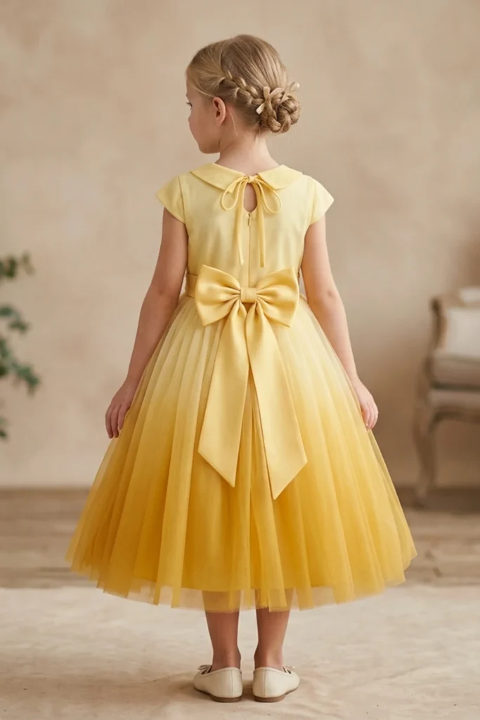 Girls Yellow Dress