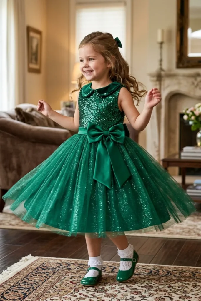 Sequin Kids Dress