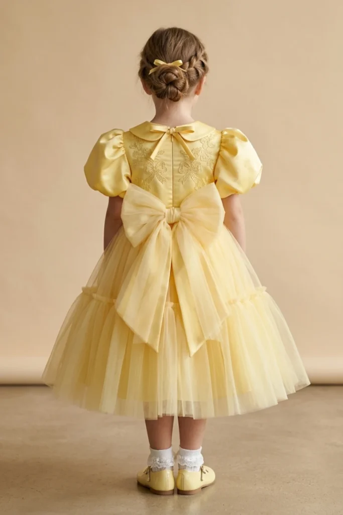 Girls Yellow Dress