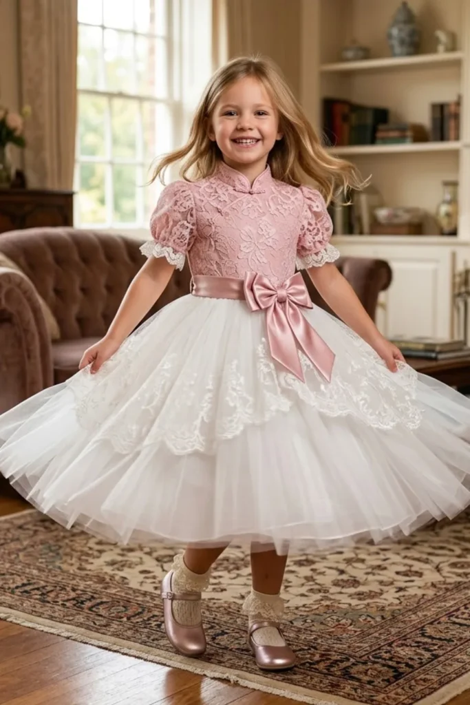 Lace Dress For Kids