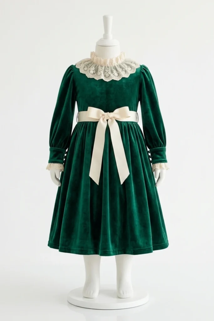 Velvet Toddler Dress