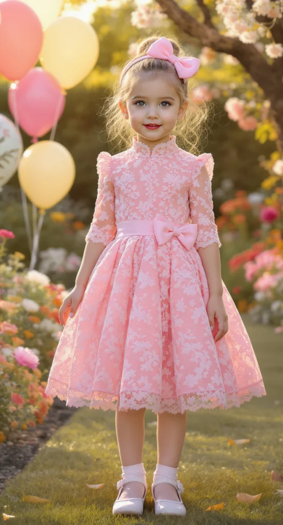 Lace Dress For Kids