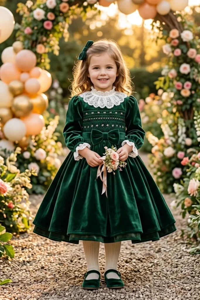 Velvet Toddler Dress