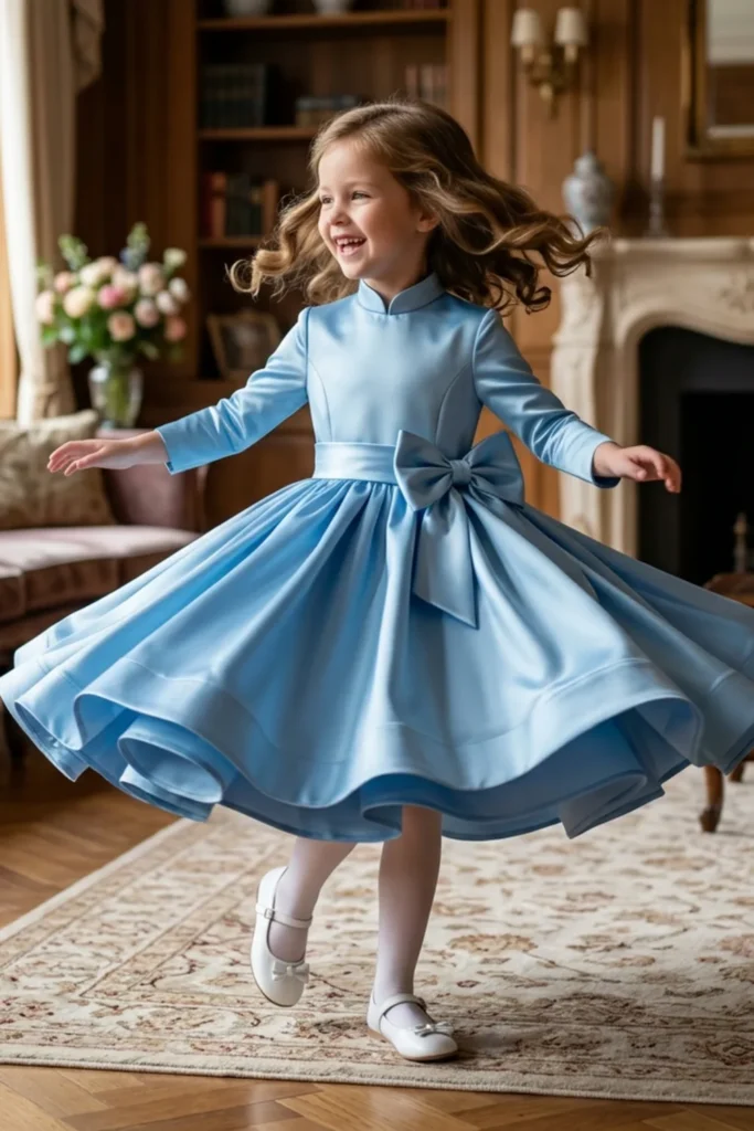 Light Blue Dress For Kids