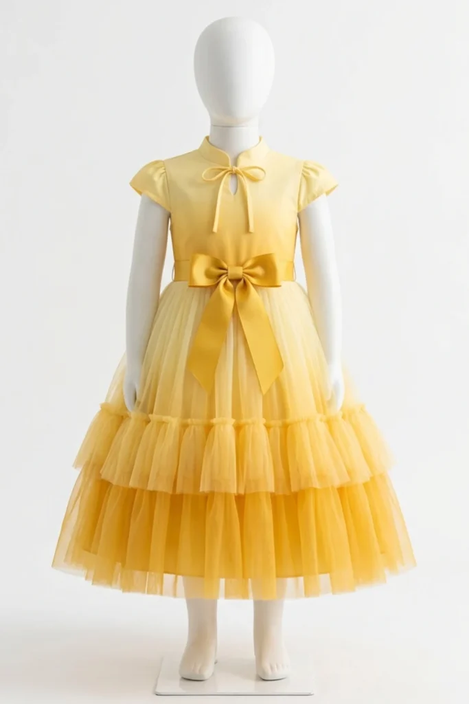 Girls Yellow Dress