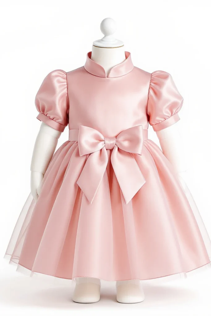 Satin Toddler Dress