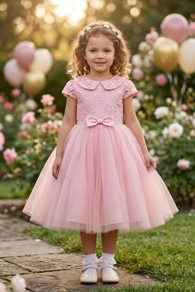 Lace Dress For Kids