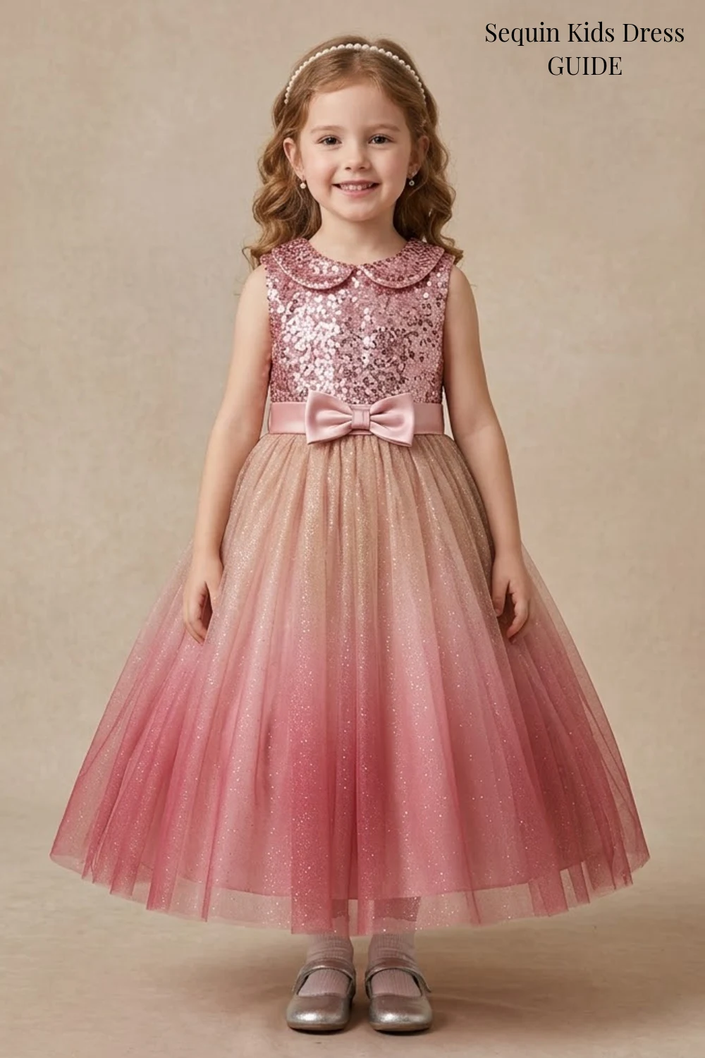 Sequin Kids Dress