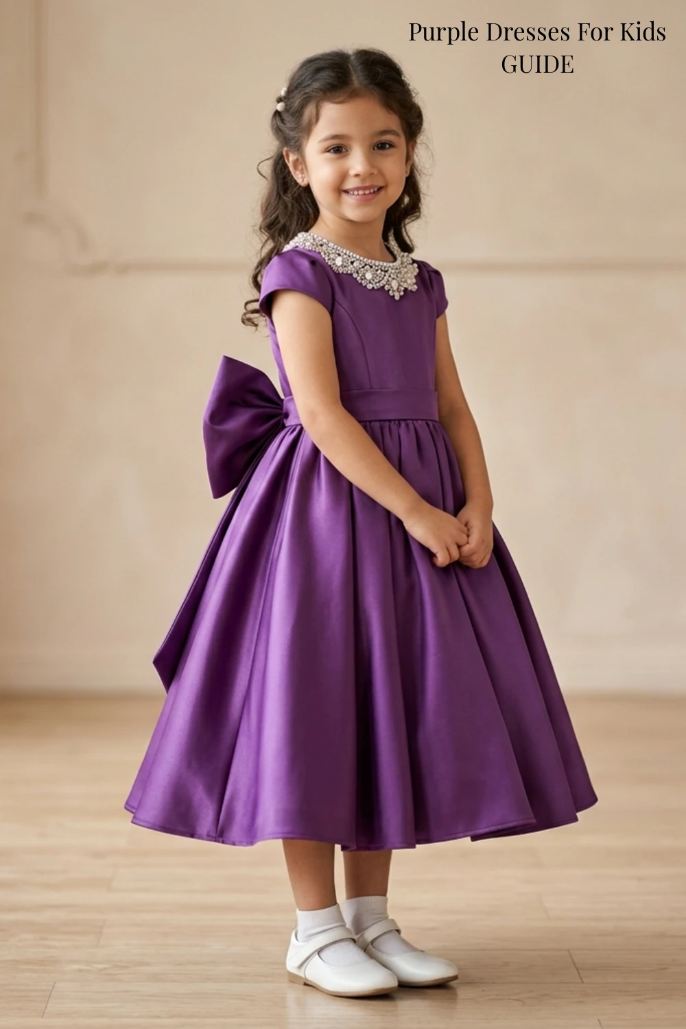 Purple Dresses For Kids