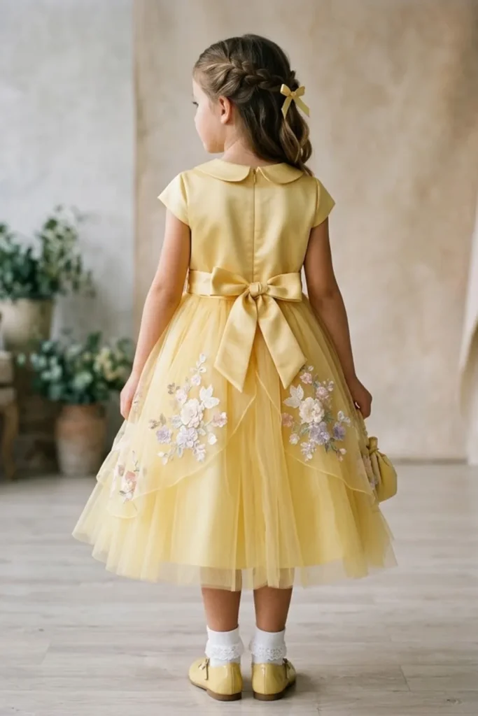 Yellow Dress For Kids