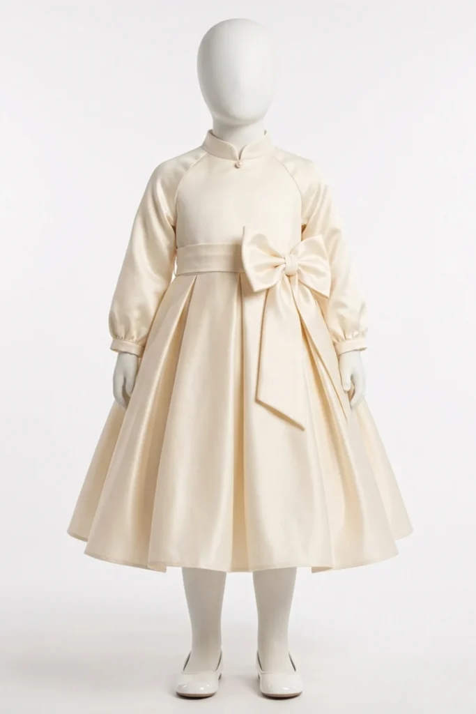 White Toddler Dress