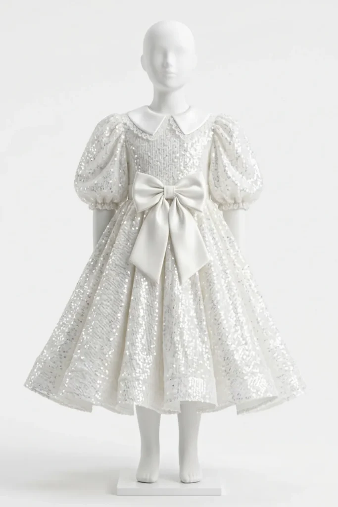 Girls White Dress