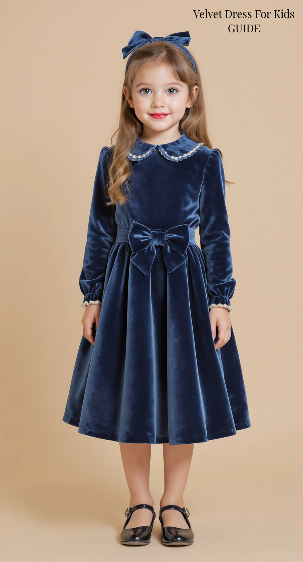 Velvet Dress For Kids