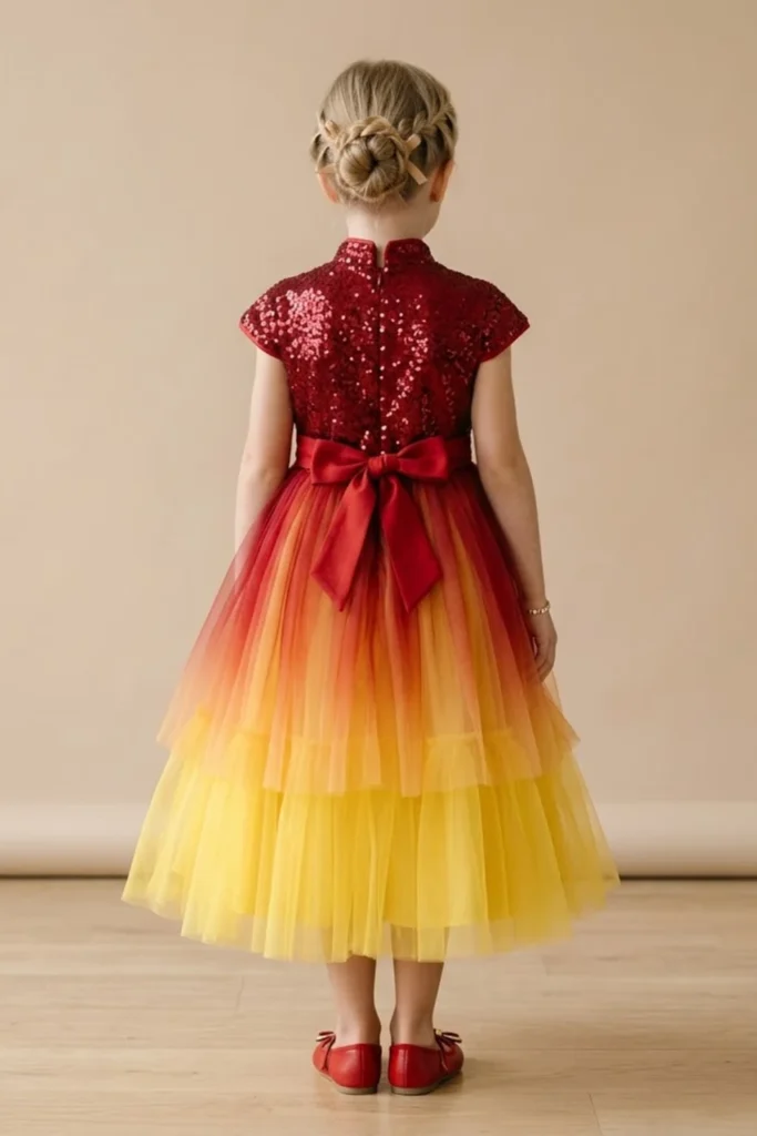 Kids Yellow Dress