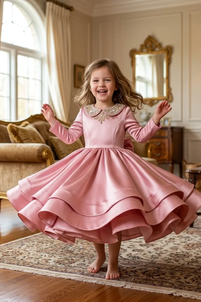 Baby Satin Dress