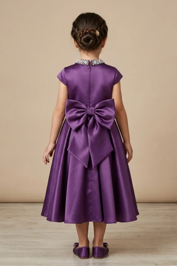 Purple Dresses For Kids