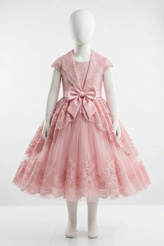 Lace Dress For Kids
