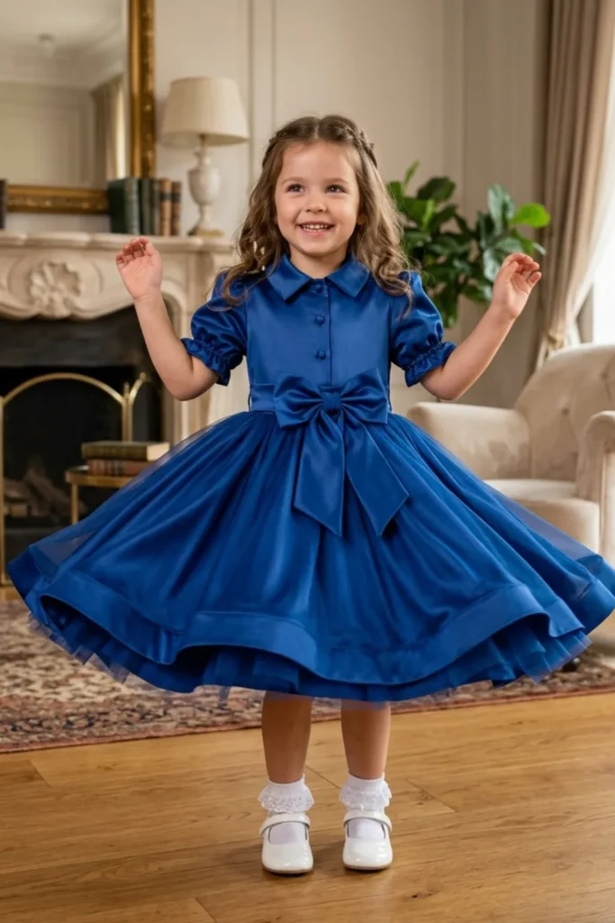 Blue Kids Dress