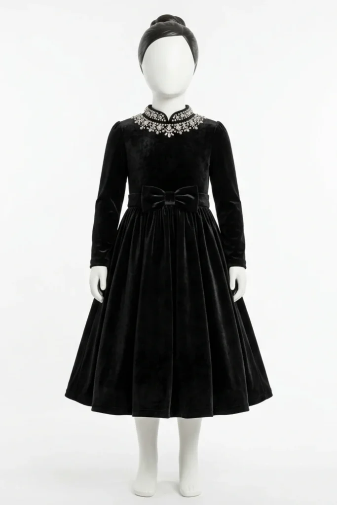 Girls Black Dress