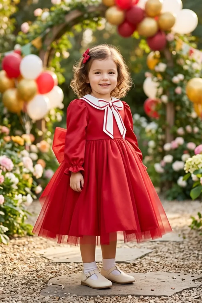 Red Toddler Dress